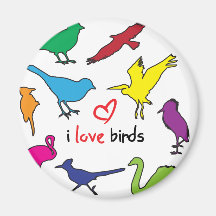 ilovebirds magnets