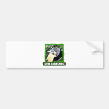 ILoveGardening Etiqueta De Parachoque