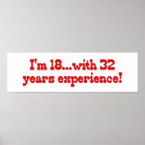 I'm 18 with 32 years experience!