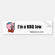 I'm a BBQ Jew Bumper Sticker