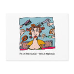 I'm A Beautician - Not A Magician postcards