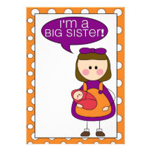 i'm a big sister (sister) announcement