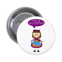 i'm a big sister (twin boys) button