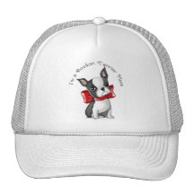 *I'm a Boston Terrier Mom* Adorable Dog Trucker Hat