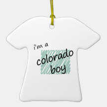 I'm a Colorado Boy Christmas Tree Ornament