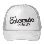 I'm a Colorado Girl, Flower, Ladies Baseball Cap Hats