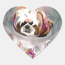 I'm a conehead heart stickers