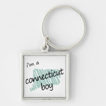 I'm a Connecticut Boy Keychains