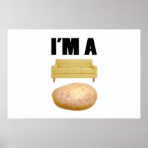 I'M A COUCH POTATO POSTERS