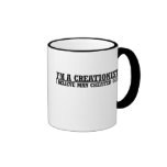 Im a creationist funny atheist humour coffee mug