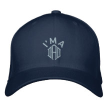 I'm a Dad - new father baby announcement peak caps Embroidered Baseball Cap
