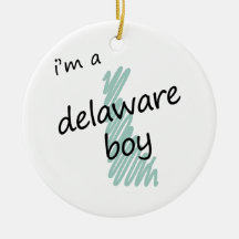I'm a Delaware Boy Ornaments