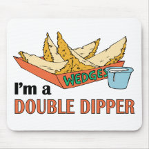 I'm A Double Dipper ~ Potato Wedges / JoJos Mouse Pad