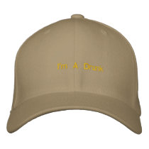 I'm A Drunk Embroidered Baseball Caps