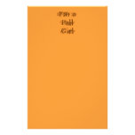 I'm a Fall Girl.  Autumn. Customized Stationery