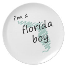 I'm a Florida Boy Party Plates
