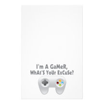I'm A Gamer What's Your Excuse Stationery