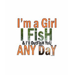 I'm a Girl Fishing Shirt