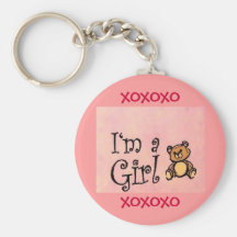 I'm A Girl, XOXOXO, XOXOXO Key Chain