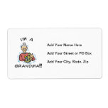 I'm a Grandma-Grandma and Baby Gifts Personalized Shipping Label