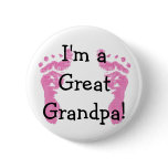 I'm a Great Grandpa! Buttons