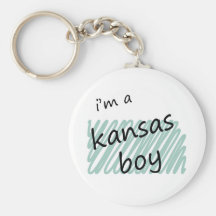 I'm a Kansas Boy Keychains