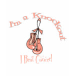 I'm A Knockout I Beat Uterine Cancer t-shirts