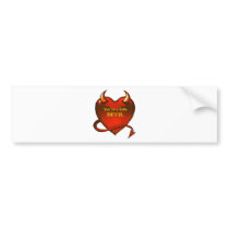 I'm a little devil bumper stickers