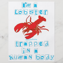 I'm a Lobster Full Colour Flyer