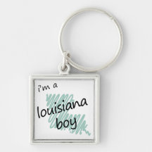 I'm a Louisiana Boy Keychain
