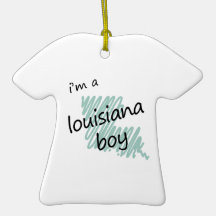 I'm a Louisiana Boy Ornaments