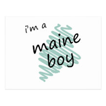I'm a Maine Boy Post Cards