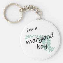 I'm a Maryland Boy Keychain