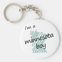 I'm a Minnesota Boy Keychain