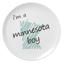 I'm a Minnesota Boy Party Plates