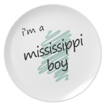 I'm a Mississippi Boy Party Plates