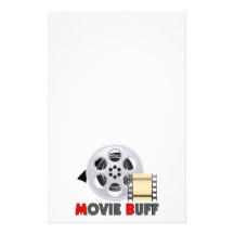I'm A Movie Buff Stationery Design