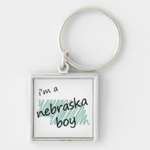 I'm a Nebraska Boy Key Chains