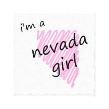 I'm a Nevada Girl Canvas Prints