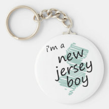 I'm a New Jersey Boy Keychains