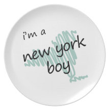 I'm a New York Boy Dinner Plate