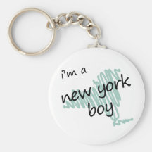 I'm a New York Boy Keychain