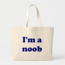 I'm a noob canvas bags