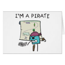 I'm A Pirate Kids Greeting Cards