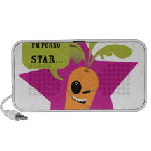 i'm a porn star !! © Les Hameçons Cibles Laptop Speaker