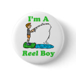 I'm A Reel Boy Button