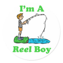I'm A Reel Boy Sticker