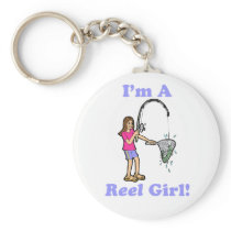 I'm A Reel Girl Keychain