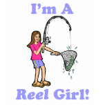 I'm A Reel Girl Kid's  T-Shirt