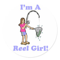 I'm A Reel Girl Sticker
